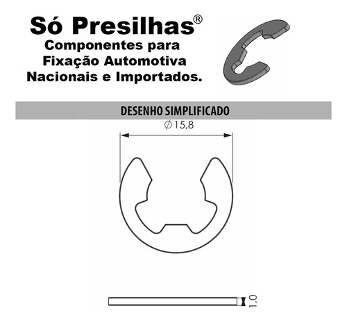 Deslize Calço Carretel Trava Reparo Banco Strada 98 99 2000