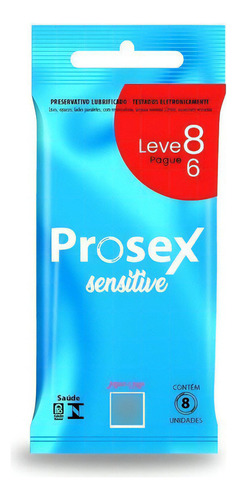 Preservativo Sensitive Premium Leve 8 Pague 6