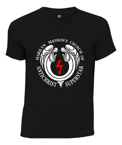 Camiseta Rock Metal Industrial  Superstar  Marilyn Manson