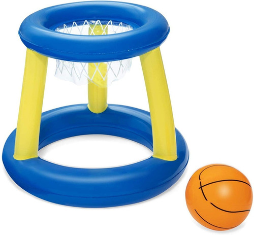 Aro De Basquet Inflable Bestway + Pelota Para Pileta Basket