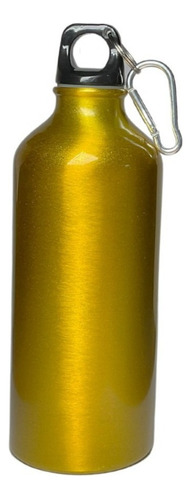 Botella Dorada 600 Ml Sublimacion Sublimar Tlp 1pz Aluminio