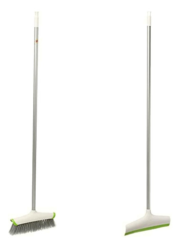 3m Scotch-brite Escoba Para Interiores Blanca Con Bumpers +