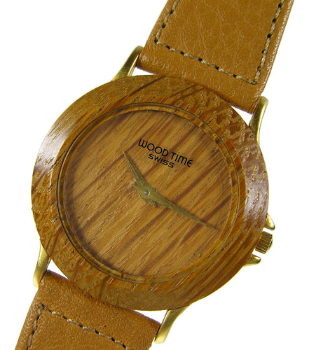 Reloj Wood Time By Jowissa Cuadrante Madera Swiss Made