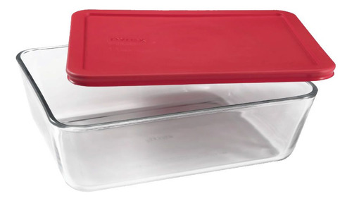 Fuente Pyrex Contenedor Hermetico Vidrio Templado