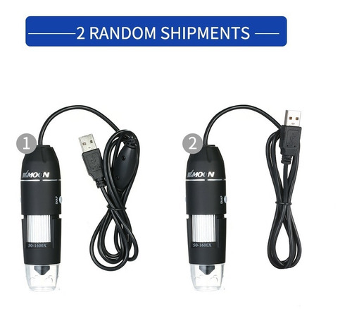 Microscopio Digital Kkmoon Con Aumento De 1600x Y Cable Usb