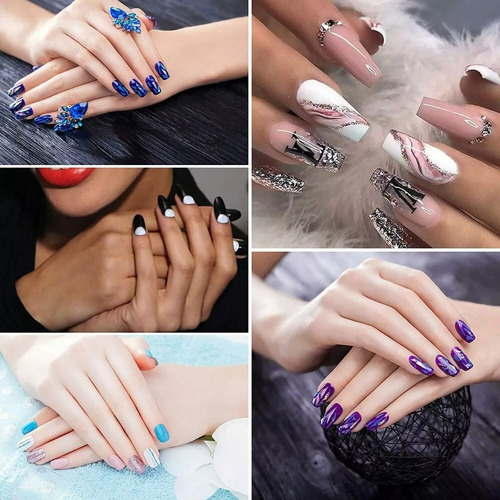 3pzs Pegamento Tips Uñas Postizas Uñas Press On Transparente