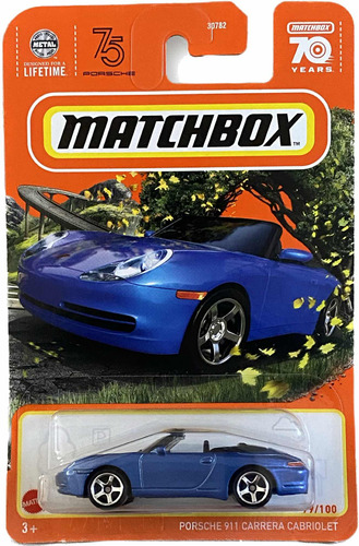 Matchbox 75 Years Porsche 911 Carrera Cabrio 79/100 | 2023