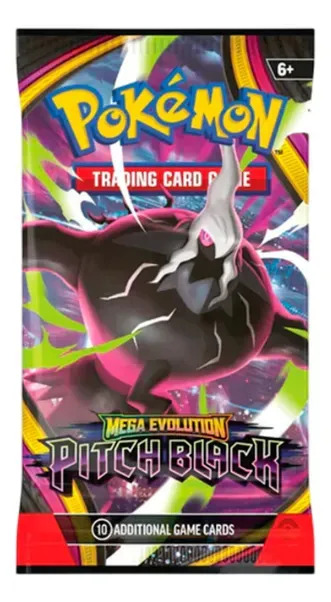 Pokemon Tcg Mega Evolution Pitch Black Booster Sobre Unidad 05 Pitch Black Inglés