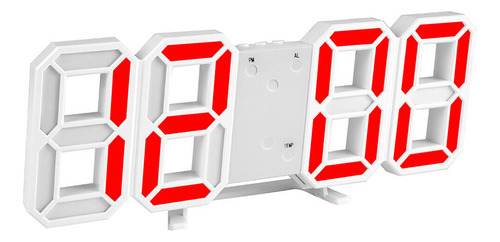 Reloj Digital Led Moderno, Reloj De Pared Electrónico 3d, Lu