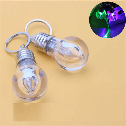 Llavero Bombillo Porta Llaves Linterna Con Luz Led 5 Colores