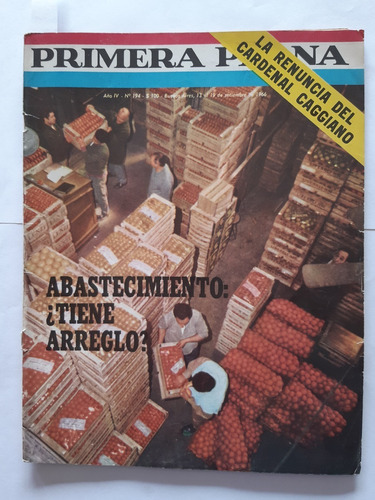 Cardenal Caggiano / Revista Primera Plana 194 / 1966