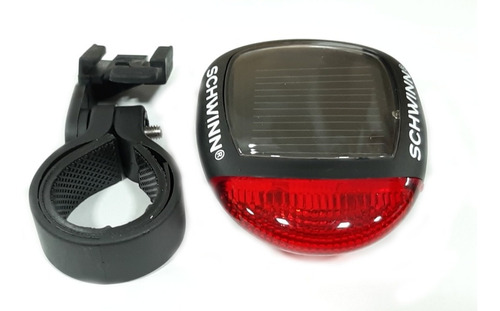 Luz Trasera Recargable Solar 2 Led Con Soporte 4 Funciones