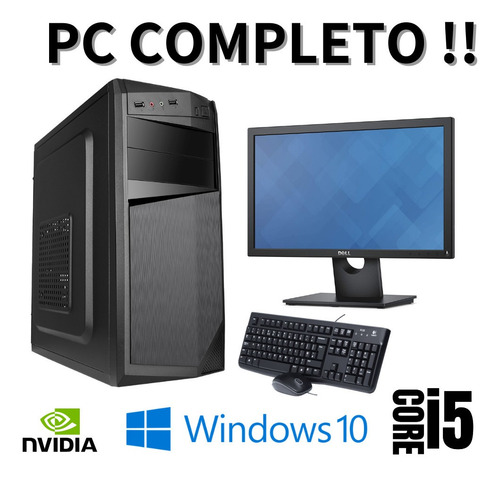 Imagem 1 de 1 de Pc Star Completo I5 8gb Hd 500 Win10 _ Monitor 19 Polegadas