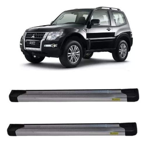 Estribo Aluminio Polido Pajero Full 3 Portas 2008 2019