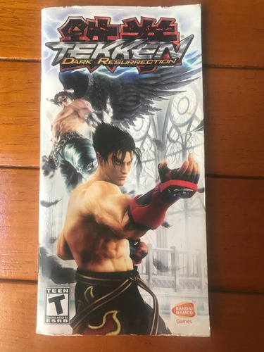 Psp Manual Tekken Dark Resurrection (Usado)