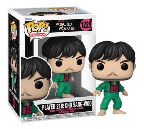 Juego Calamar 218: Cho Sang Woo Squid Game 1225 Funko Pop