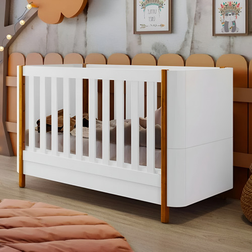 Cuna Madera Olivia 2 En 1 - Kidscool