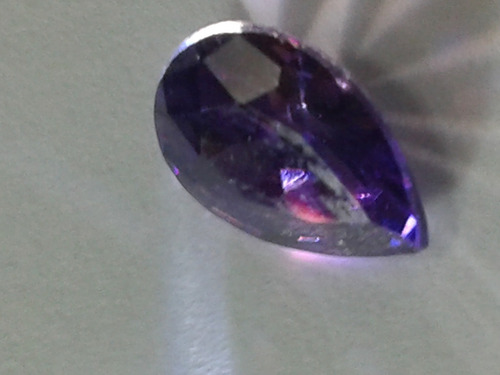 47 Se Vende Zircon Color Amatista Forma De Gotas Original