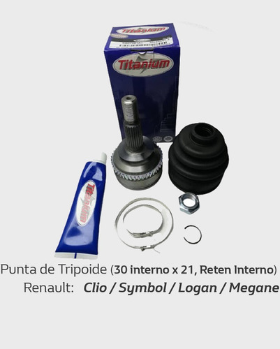 Punta Tripoide 30*21 Reten Int Abs Renault Clio / Megane 