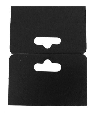 Solapa De Papel Para Pendurar Produto 8 X 6 Cm Preta 1000 Un