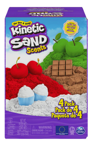 Kinetic Sand: Scents Con Aroma 4 Pack Color Multicolor