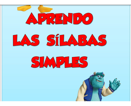 Cuaderno De Actividades Para Niño/as. Silabas Simples