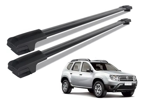 Travessas De Teto Renault Duster 2015 Larga Preta