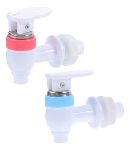 2 Unidades De Válvula Dispensadora De Água Vermelha E Azul P
