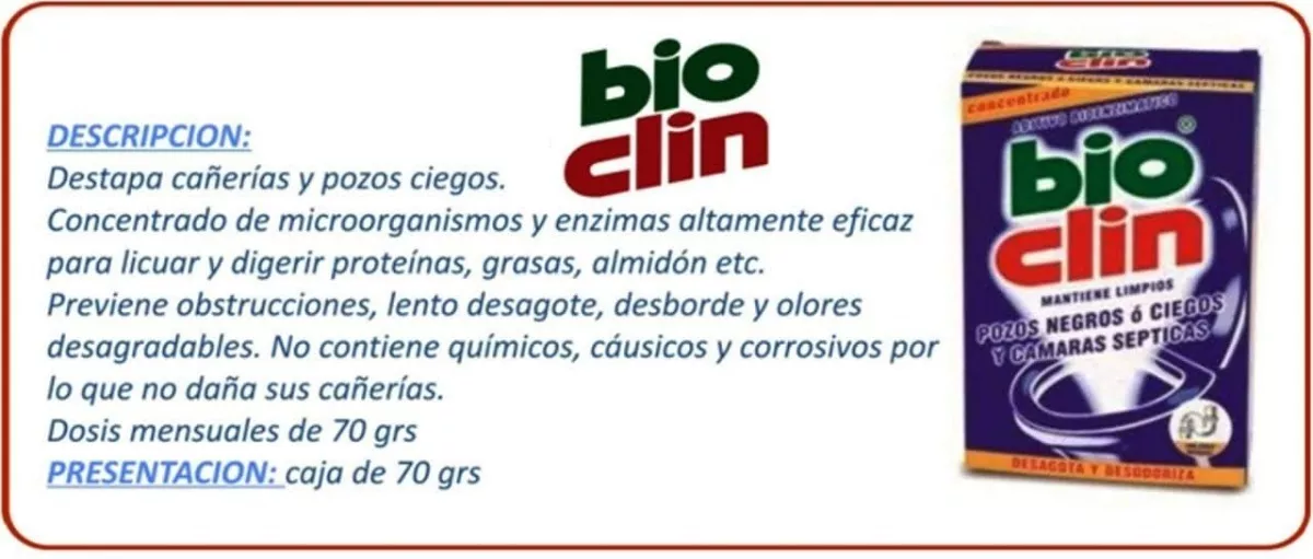 Segunda imagen para búsqueda de bio clin pozos ciegos