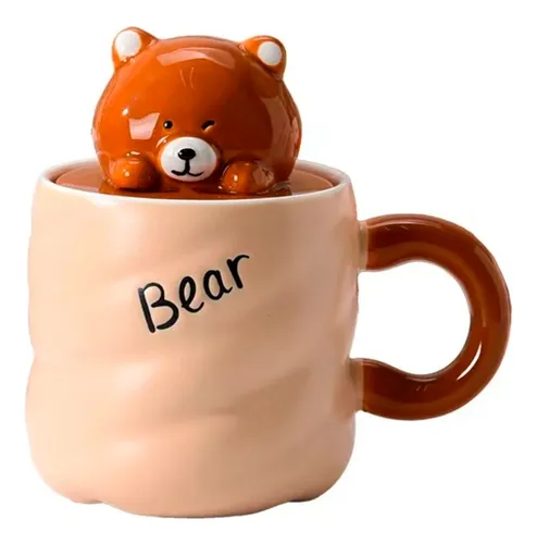 Taza De Ceramica Diseño Dibujo Animales Casa Cocina Mt09326