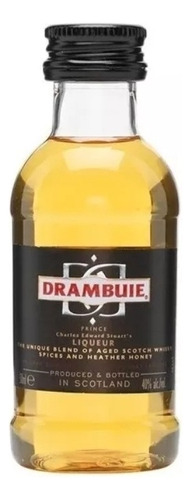 Bebida miniatura de licor Drambuie de 50 ml al 40%