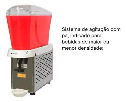 Refresqueira 1 Reservatorio 16 Litros Ms-116