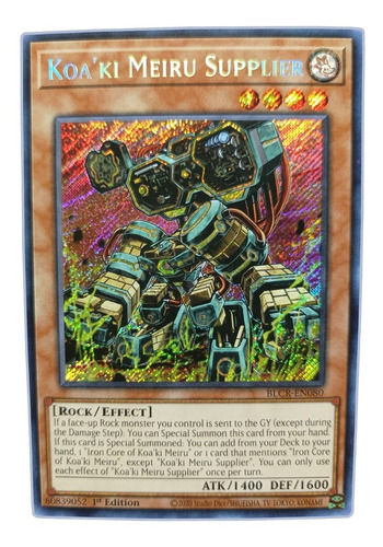 Yugi-oh! Koa'ki Meiru Supplier Blcr-en080 Secret