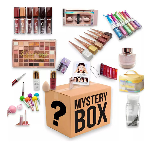 Caja Sorpresa Misteriosa De Maquillaje Y Cuidado De La Piel
