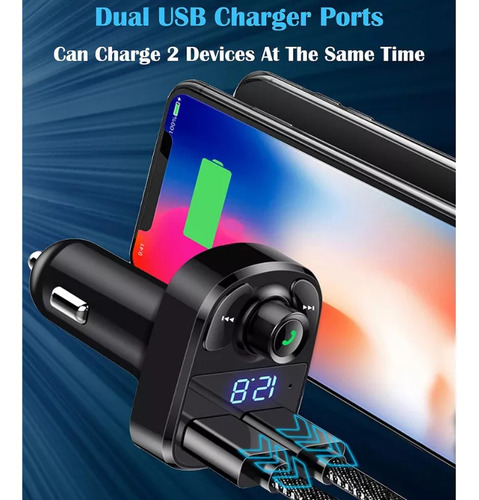 Applicable To Transmisor Radio Fm Bluetooth Mp3 Usb Tf Wam