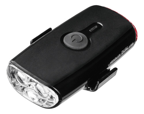Lámpara Para Casco De Bicicleta Topeak Headlux Dual Usb Color Negro