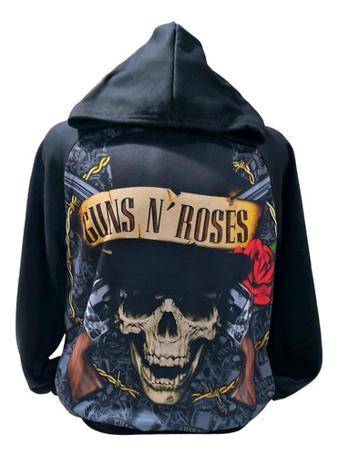 Moletom Guns N Roses - Lindo Com Capuz