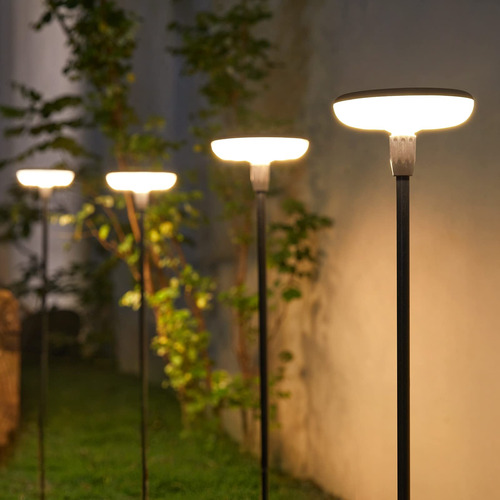 Letmy Solar Outdoor Lights Garden Decor 6 Pack Super Bright