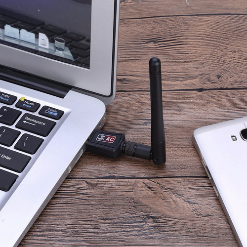 Doble Banda 2.4g/5g Antena Wifi Adaptador Usb Receptor Inal¿