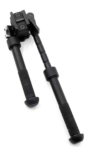 Bipode Para Rifles Bipode Atlas Riel 20mm Bipode Picatinny Acero Inoxidable Bípodes Goma Antideslizante Altura Ajustable Caza Montura Riel Picatinny Tiradores Hauki