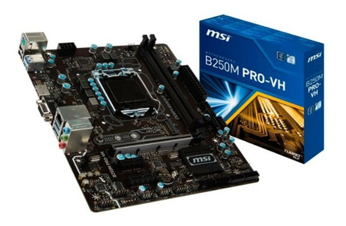 Placa Madre Msi B250m Pro-vh Ddr4 2turbo M.2- Boleta