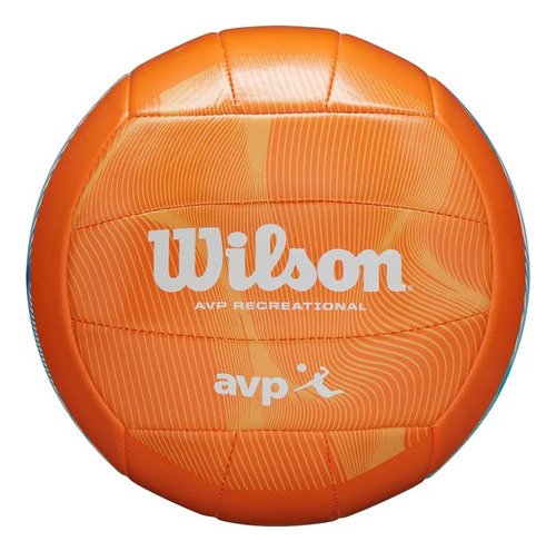 Balon De Voleibol Avp Movement Naranja Wilson Tamaño Oficial