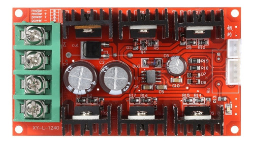 Control De Velocidad Del Motor De 10-50v / 40a / 2000w Dc Aj