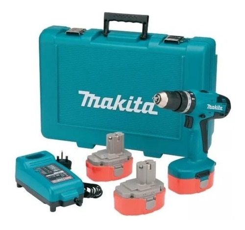 Taladro Atornillador Percutor Makita 8391dwpe3 18v + 3 Bat