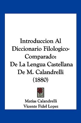 Libro Introduccion Al Diccionario Filologico-comparado: D...