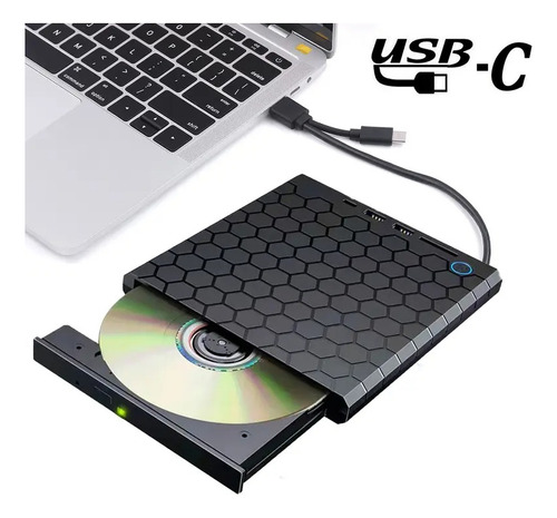 Unidad Externa De Cd Y Dvd Para Pc, Portátil, Grabadora, Lec