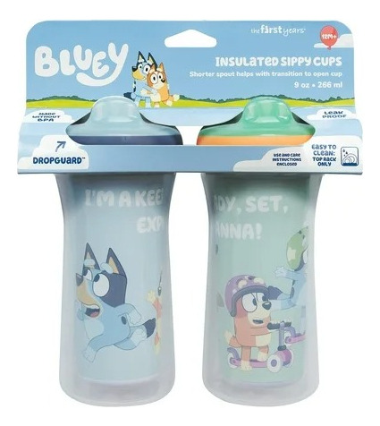 Bluey Set De 2 Vasos Entrenadores The First Years 