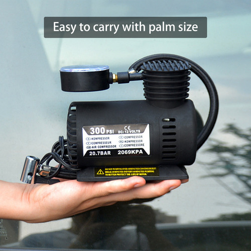 Inflador De Pneu De Compressor Portátil Y 12v Com Motor Mecâ