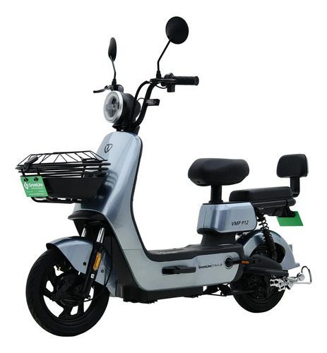 Bicimoto Eléctrica Plomo Ácido Aro 10 Vmp P12 Color Gris