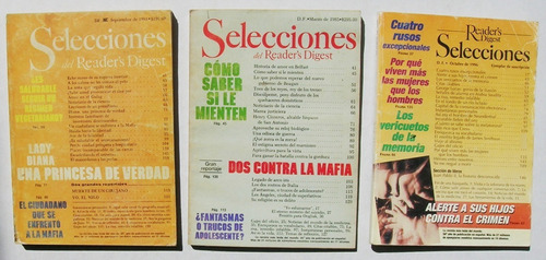 Selecciones Del Reder's Digest, Set De 3 Revistas, 1983